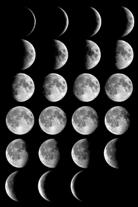 moon phases, full moon calender